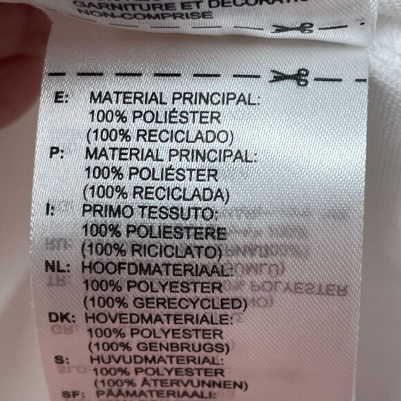 Adidas Mens White Polo Shirt XL Floral Chest Print Short Sleeve a0502 - Picture 5 of 7